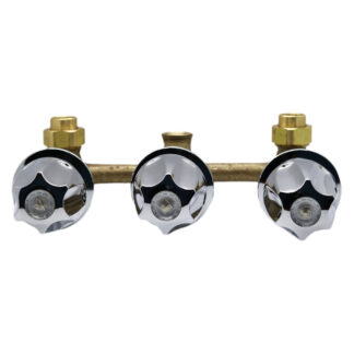 MEZCLADORA DE DUCHA CON MANIJA METÁLICA CROMADA