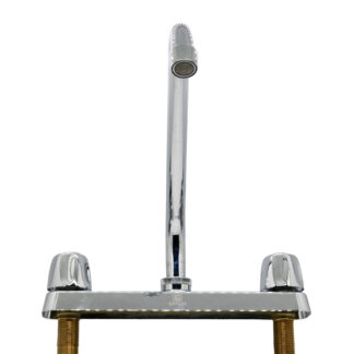 MEZCLADORA DE LAVATRASTOS MANIJA CROMADA