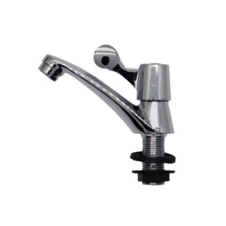 GRIFO DE LAVAMANOS CROMADO MANIJA DE PALANCA