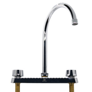 MEZCLADORA DE LAVATRASTOS MANIJA CROMADA