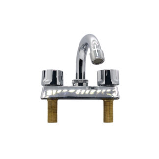 MEZCLADORA DE LAVAMANOS MANIJA CROMADA