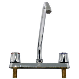 MEZCLADORA DE LAVATRASTOS MANIJA METÁLICA TIPO PP